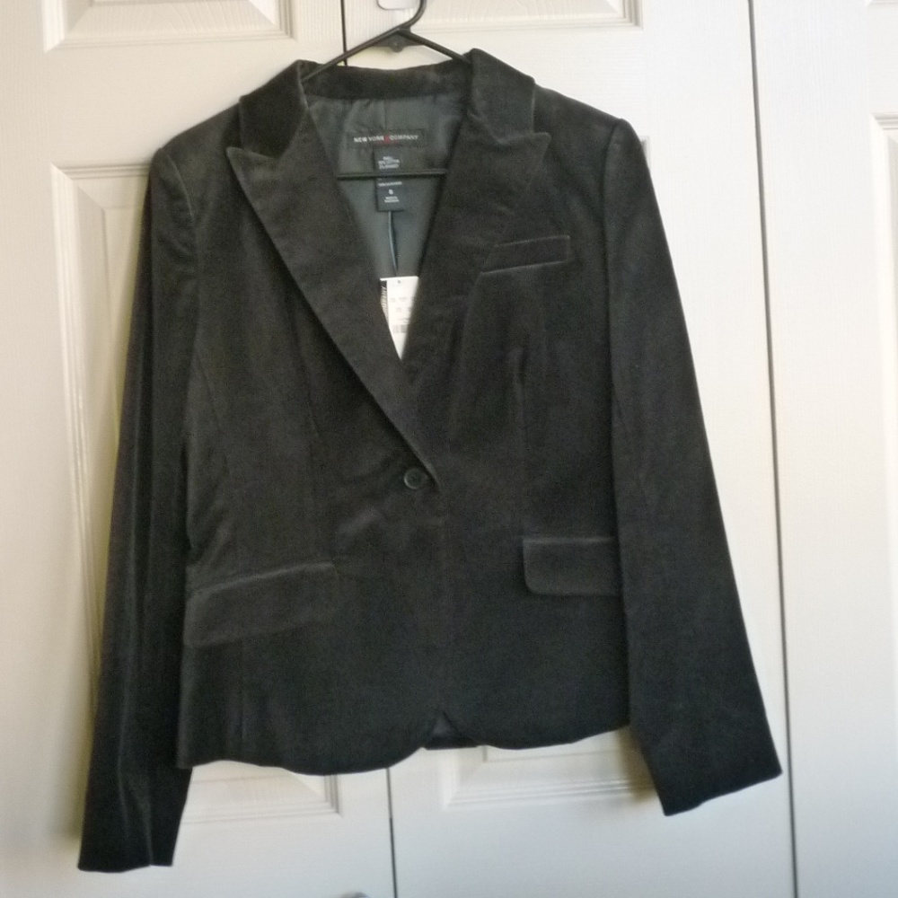 New York & Company - Velvet Blazer - Black